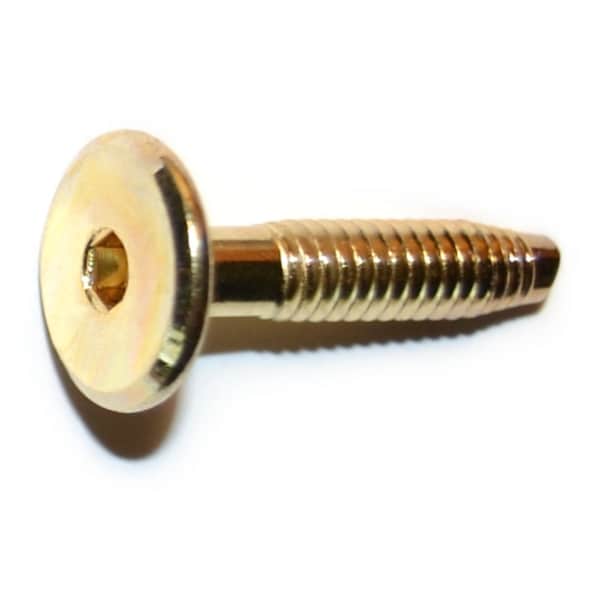 Midwest Fastener Binding Screw, 1/4"-20, Steel, Brass, 10 PK 31602 - main